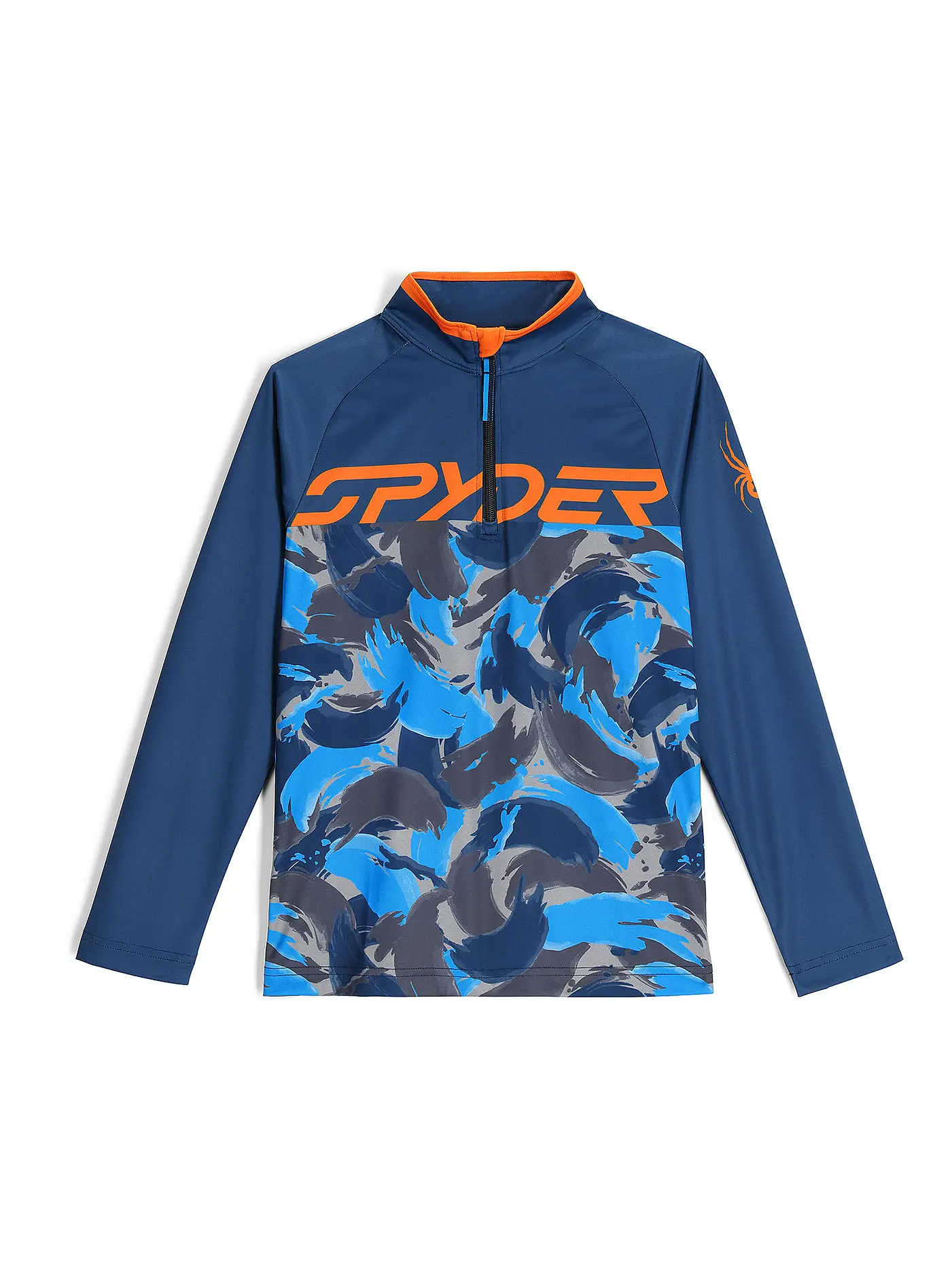 SPYDER | Kinder Unterzieh Zipshirt Camo | 